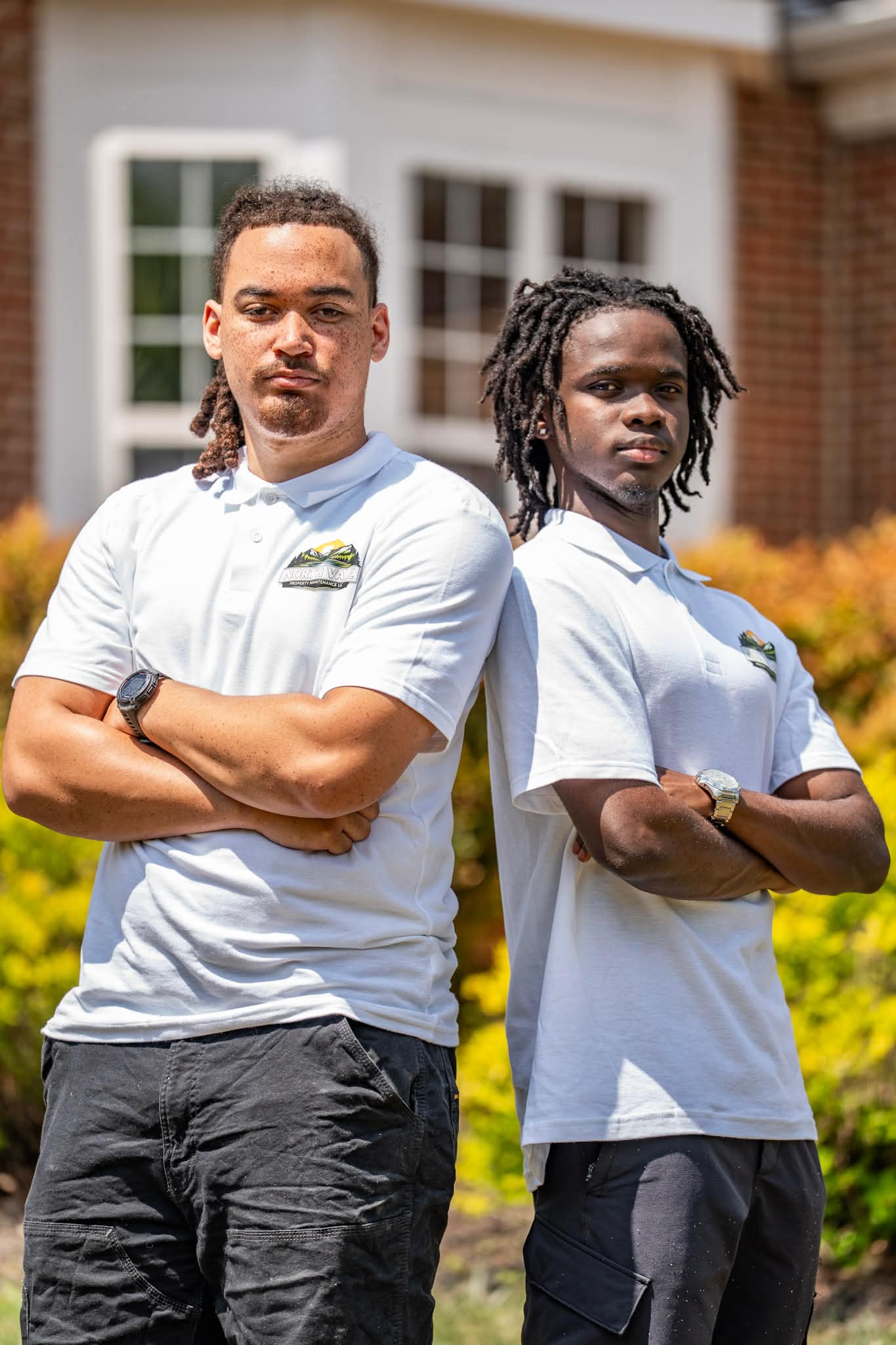 North Vale Property Maintenance co-founders Alex Methland and Braxton Fuller